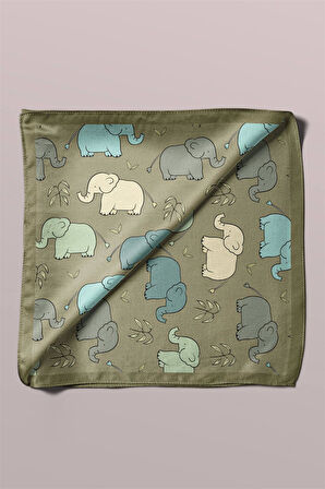 F97 Modabutik Fil Desenli Bandana