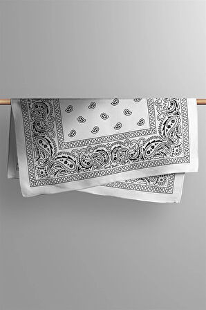 A4 WHITE ŞALLI BANDANA DG12196