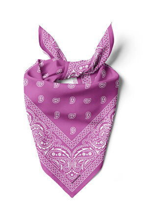 D81 Modabutik Şal Desenli Bandana