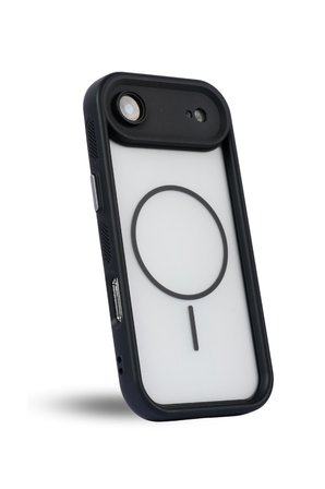 iPhone Air Uyumlu Kamera Korumalı Magsafe Wireless Şarj Özellikli Mat Silikon Siyah renkli Silikon Telefon Kılıfı