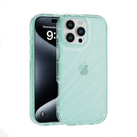 iPhone 16 Pro max Uyumlu Telefon Kılıfı Kamera Çıkıntılı Kabartmalı Parlak Desenli Darbe Emici Silikon Kılıf
