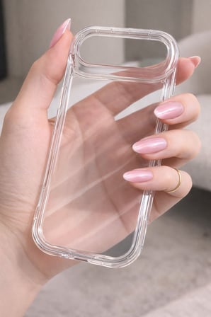 iPhone Air Uyumlu Telefon Kılıfı Kamera Çıkıntılı Kabartmalı Parlak Desenli Darbe Emici Silikon Kılıf