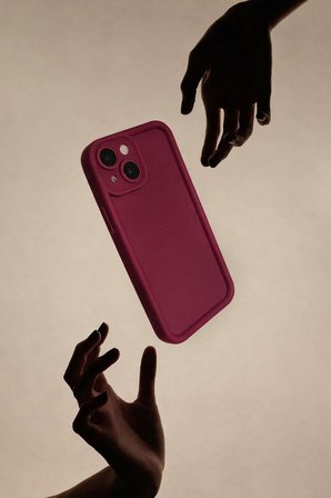 iPhone 13 Uyumlu Kamera Çıkıntılı Mat Silikon Telefon Kılıfı