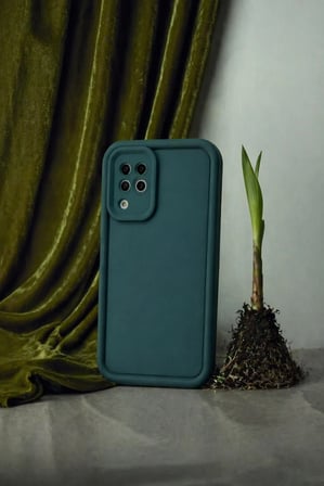 Huawei Nova 6 SE Uyumlu Kamera Çıkıntılı Mat Silikon Telefon Kılıfı