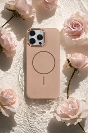 iPhone 15 Pro Max Uyumlu Kamera Çıkıntılı Magsafe Wireless Şarj Özellikli Sert Sararmaz Silikon Kılıf