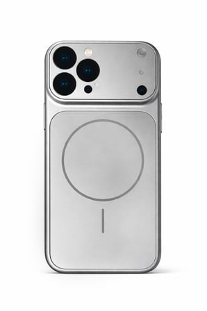iPhone 15 Pro Uyumlu Kamera Korumalı Magsafe Wireless Şarj Özellikli Full Glass Arka Kapak