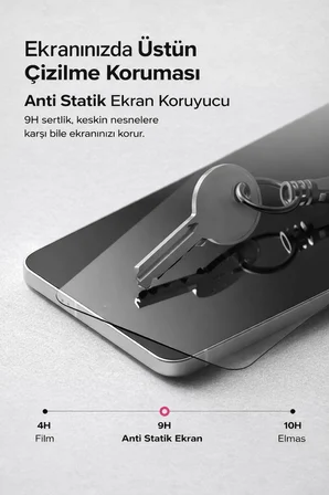 İPhone 16 Pro Max Hayalet Ekran Koruyucu % 100 Cam (Temperli)  Kolay Kurulum Aparatlı