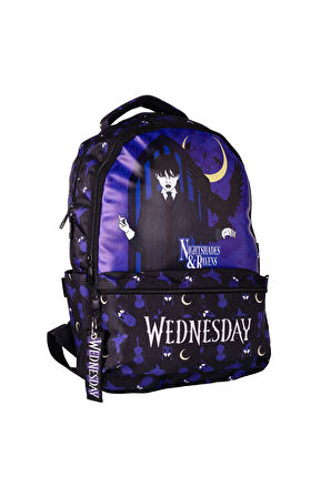 WEDNESDAY Okul Çantası Nightshades & Ravens ( 5 PARÇA SET)