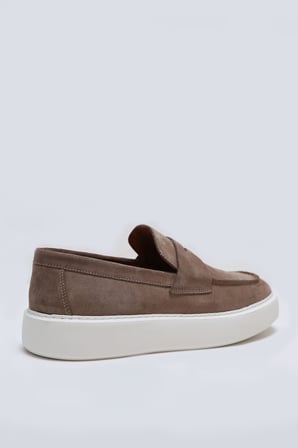 Alex Erkek Deri Sneaker Ayakkabı Bej