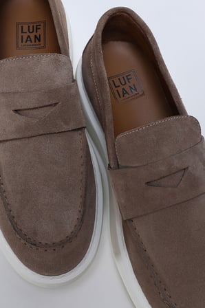 Alex Erkek Deri Sneaker Ayakkabı Bej
