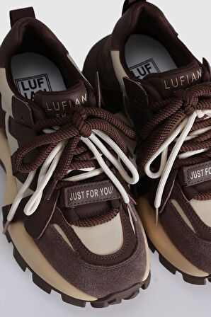 Lufıan Yoko Kadın Sneaker Ayakkabı Kahve