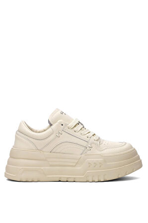 Lufian 121230020 Darla Kadın Hakiki Deri Klasik Sneaker Beyaz