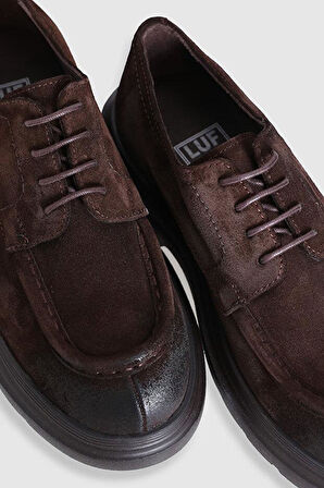 Lufıan 112230215 Logan Kahve Erkek Deri Casual Ayakkabı