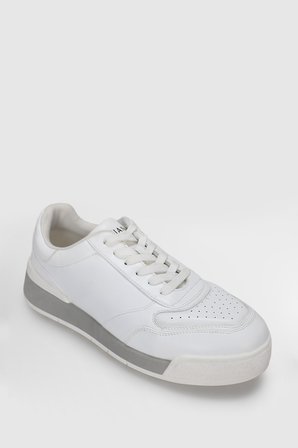 Noah Erkek Deri Sneaker Ayakkabı Beyaz