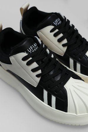 Pıers Erkek Deri Sneaker Ayakkabı Siyah