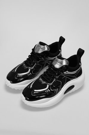 Alfred Erkek Deri Sneaker Ayakkabı Siyah