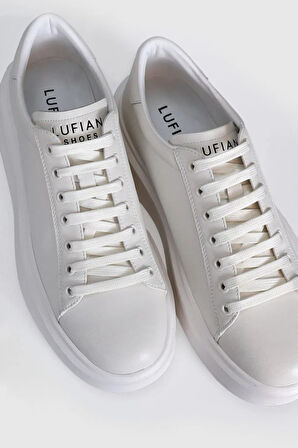 LUFIAN GAGE BEYAZ ERKEK SNEAKER