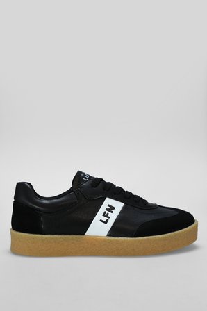Jonat Erkek Deri Sneaker Ayakkabı Siyah