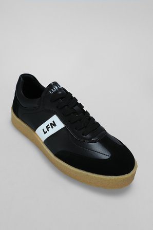 Jonat Erkek Deri Sneaker Ayakkabı Siyah