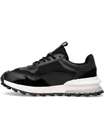 Lufian Henry Erkek Sneaker Spor Ayakkabı Siyah