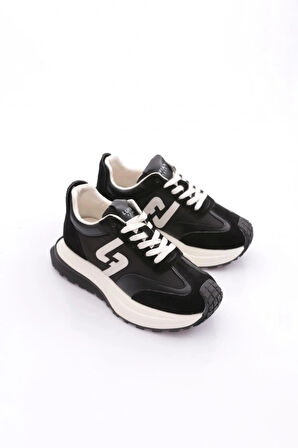 Lufian Marta Kadın Sneaker Günlük Ayakkabı 121230032 Siyah