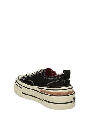 Lufian 121230039 Elena 25K Kadın Hakiki Deri Klasik Sneaker Siyah