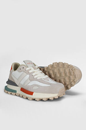 121230035 Stella Deri Unisex Sneaker Ayakkabı GRİ