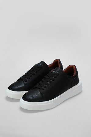 Tommy Erkek Sneaker Ayakkabı Siyah
