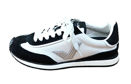 Lufian Gaban Erkek Deri Sneaker Ayakkabı Siyah