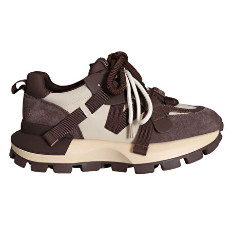 Lufian Yoko Kahverengi Kadın Sneaker