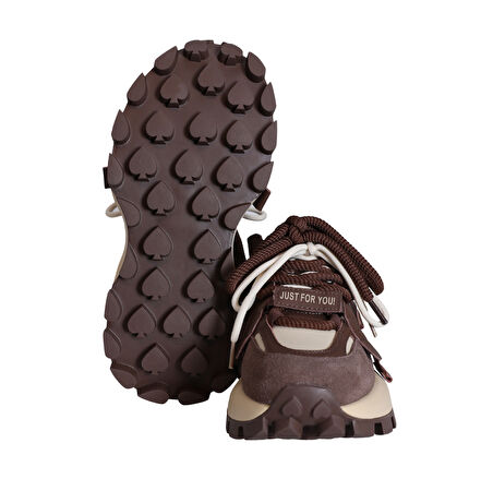 Lufian Yoko Kahverengi Kadın Sneaker