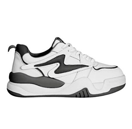 Lufian Maya Siyah Beyaz Sneaker