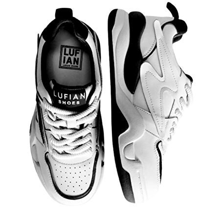 Lufian Maya Siyah Beyaz Sneaker