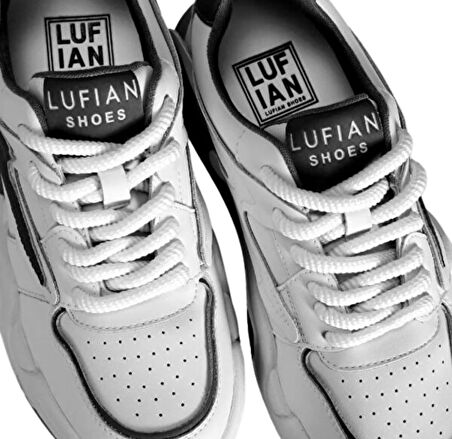 Lufian Maya Siyah Beyaz Sneaker