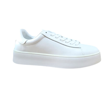 Lufian Adel Unisex Hakiki Deri Sneaker Ayakkabı Beyaz
