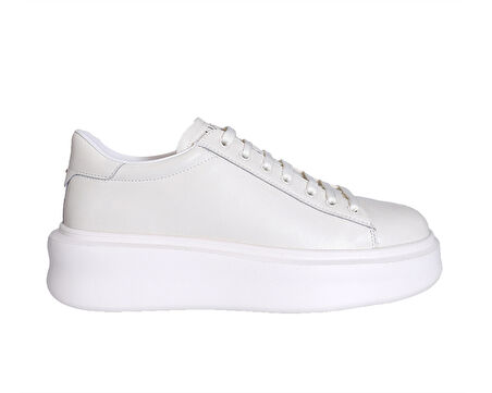 Lufian Gage Deri Erkek Ayakkabi 112230221 Beyaz