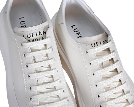 Lufian Gage Deri Erkek Ayakkabi 112230221 Beyaz