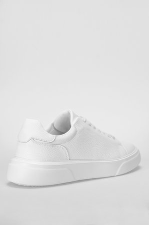 Tommy Erkek Deri Sneaker Ayakkabı Beyaz