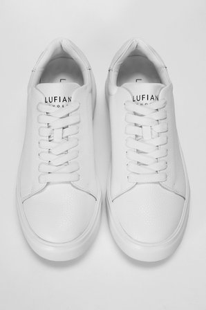 Tommy Erkek Deri Sneaker Ayakkabı Beyaz