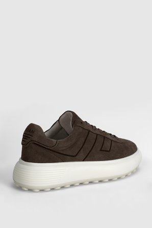 Frank Erkek Deri Sneaker Ayakkabı Kum