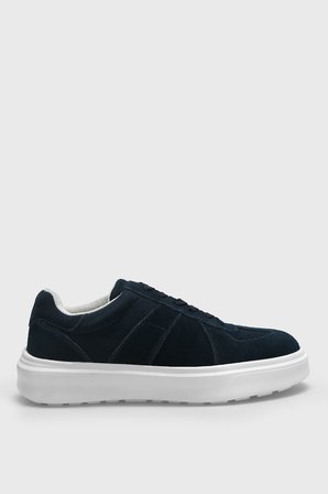 Jaques Erkek Deri Sneaker Ayakkabı Lacivert