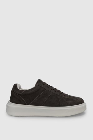 Jaques Erkek Deri Sneaker Ayakkabı Kahverengi
