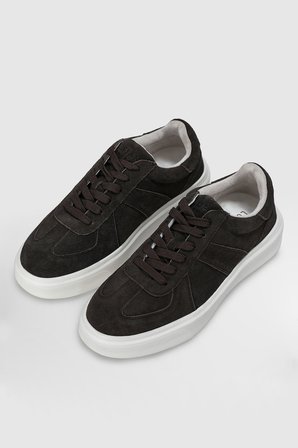 Jaques Erkek Deri Sneaker Ayakkabı Kahverengi