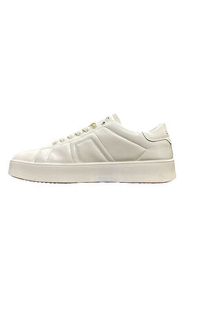 Lufian Zeus Erkek Hakiki Deri Sneaker Ayakkabı Beyaz