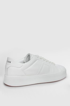 Zeus Erkek Deri Sneaker Ayakkabı Beyaz
