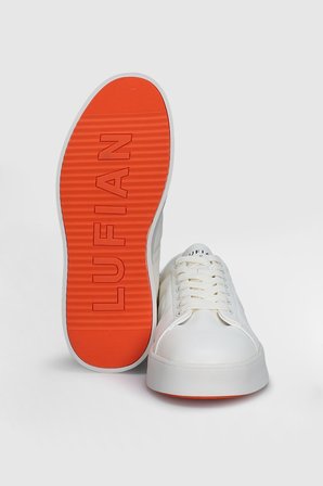 Zeus Erkek Deri Sneaker Ayakkabı Beyaz