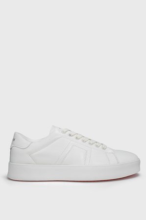 Zeus Erkek Deri Sneaker Ayakkabı Beyaz
