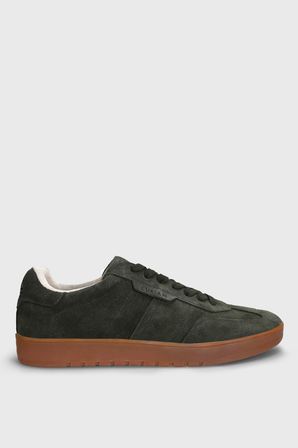 Pele Erkek Deri Sneaker Ayakkabı Haki
