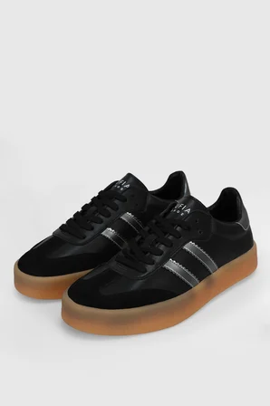 Davıd Erkek Deri Sneaker Ayakkabı Siyah