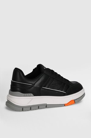 Edwın Erkek Deri Sneaker Ayakkabı Siyah